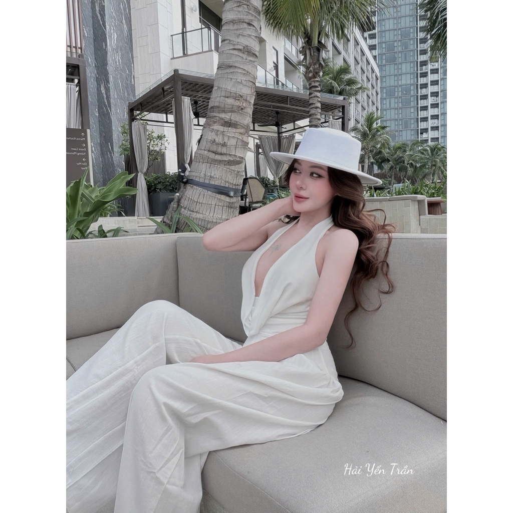 Set đồ nó sang gì đâu😍 fom quần cạp trễ ống siêu rộng tôn dáng hách chân lắm