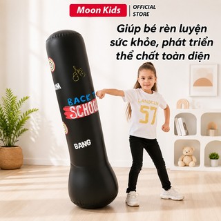 Bộ đấm bốc hơi tại nhà tặng kèm bơm cho bé cột đấm bốc bằng hơ