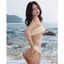 2Soonsumff Bikini 4 mảnh đính DIY buộc dây sexy, bộ đồ bơi cao cấp gợi cảm cho nữ
