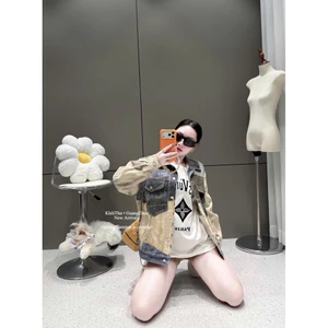 💥 Áo Jean bò 5D . Chất liệu mát mềm chuẩn hàng L1-QCCC FREE SIZE