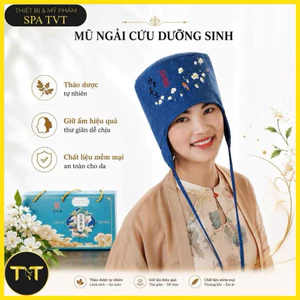 Mũ Xông Đầu Ngải Cứu Dưỡng Sinh TVT 9 Mức Nhiệt, Thư Giãn Cổ Vai Gáy, Hỗ Trợ Ngủ Ngon, Giảm Stress