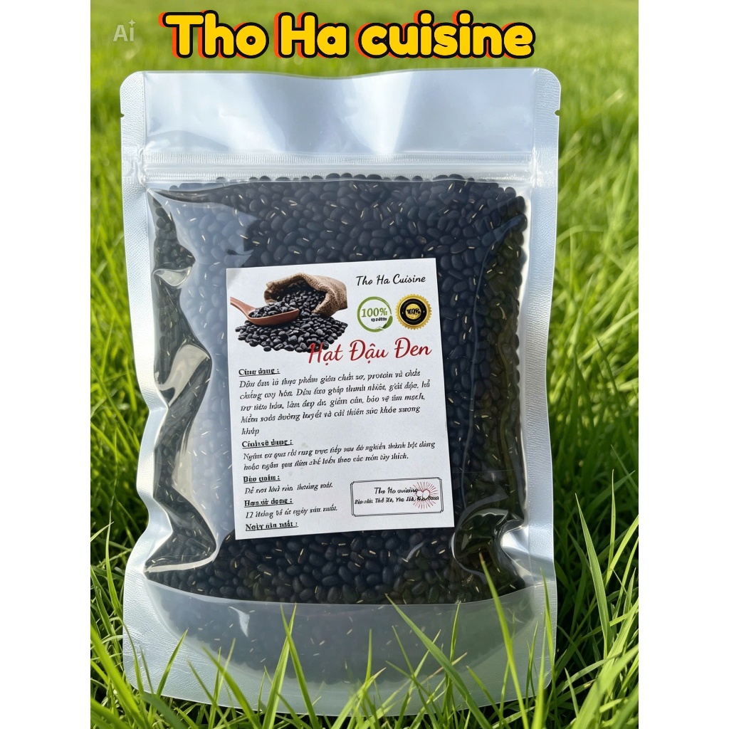 Hạt đậu đen xanh lòng organic