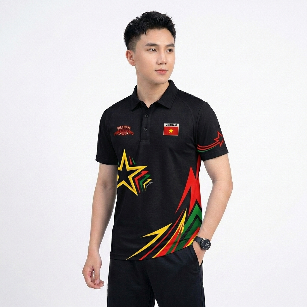 Áo Polo Nam In Cờ Việt Nam AZ FASHION Áo Thun Nam Có Cổ Thiết Kế Kỷ Niệm 80 Năm Ngày Quốc Khánh Cao Cấp Thoáng Mát