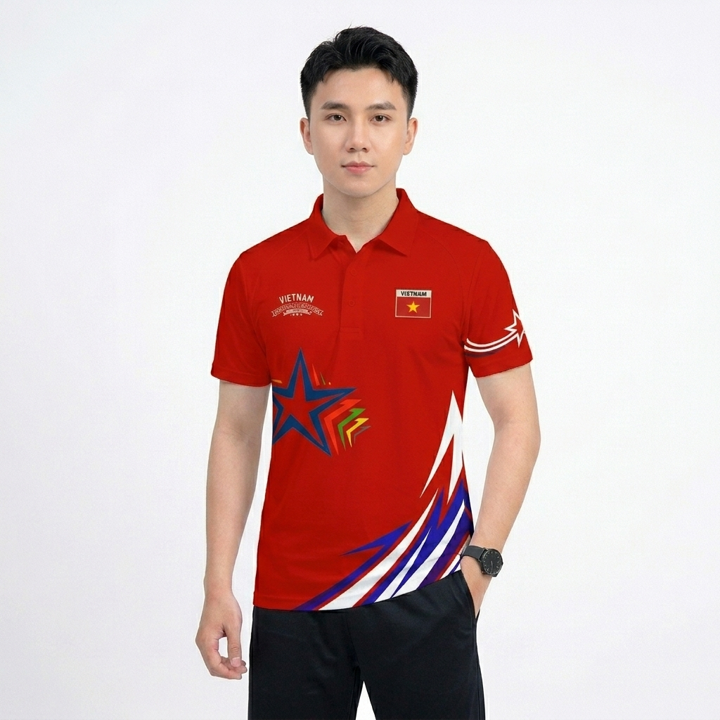 Áo Polo Nam In Cờ Việt Nam AZ FASHION Áo Thun Nam Có Cổ Thiết Kế Kỷ Niệm 80 Năm Ngày Quốc Khánh Cao Cấp Thoáng Mát