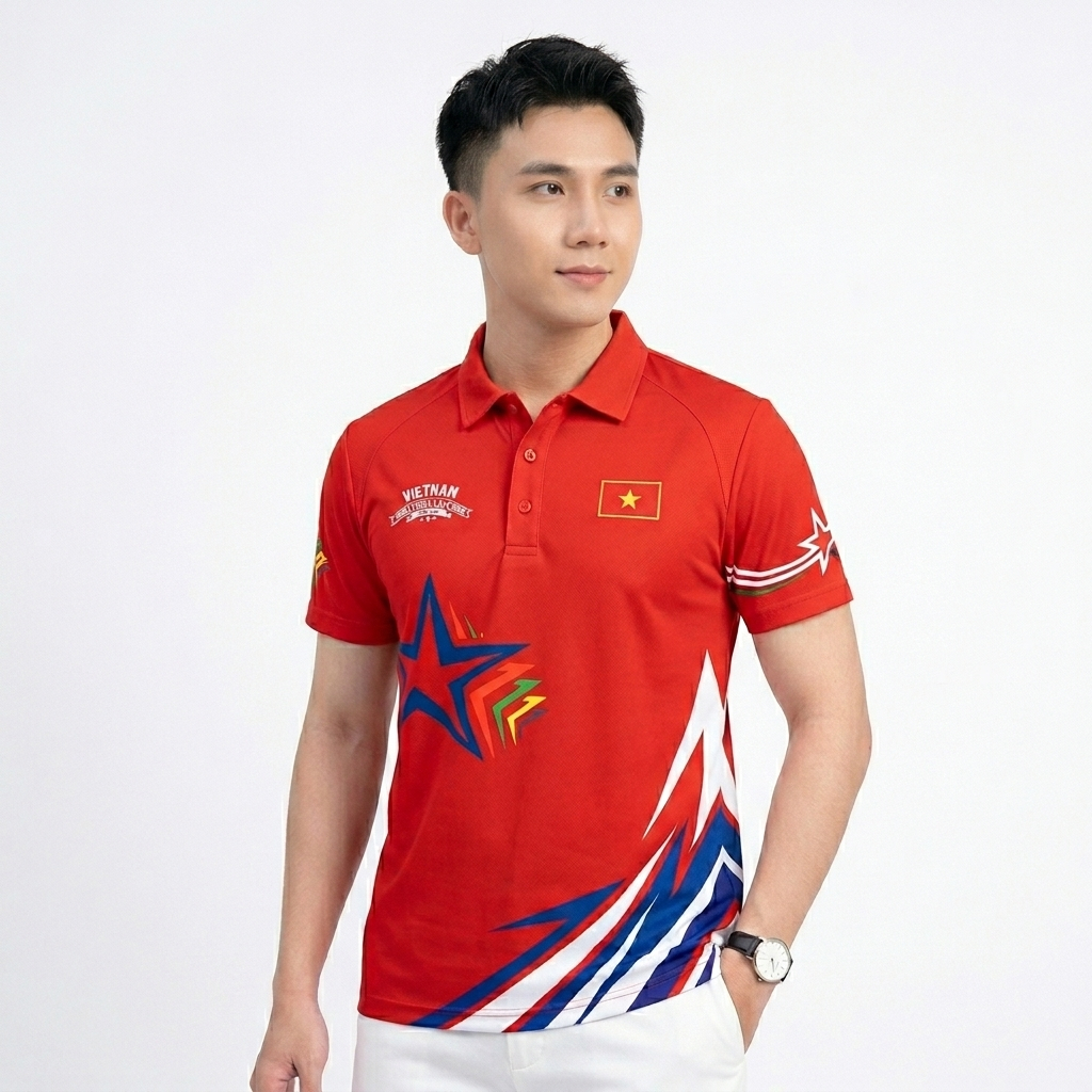 Áo Polo Nam In Cờ Việt Nam AZ FASHION Áo Thun Nam Có Cổ Thiết Kế Kỷ Niệm 80 Năm Ngày Quốc Khánh Cao Cấp Thoáng Mát