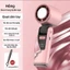 Quạt Sò Lạnh Cầm Tay Tích Điện K801 Mini, 199 Tốc Độ Gió Siêu Mạnh Dung Lượng Pin 4000mAh Có Sò Lạnh Làm Mát SENOHOME