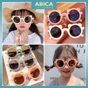 Kính râm bé trai bé gái,kính mát đi biển thời trang nhiều màu cho bé từ 1-10 tuổi 379 [Nhóm 5]