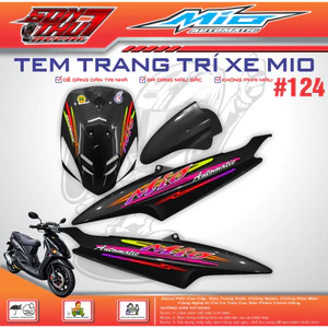 TEM XE MIO SPORT #124 (CHẤT LIỆU CAO CẤP - SIÊU NÉT - SIÊU ĐẸP - SIÊU CUTE)