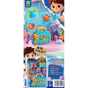 bộ hộp nhựa câu cá đồ chơi