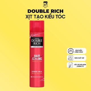 Xịt Tạo Kiểu Tóc Double Rich Giữ Tóc Cố Định Hair Spray Strong Hold (170ml)