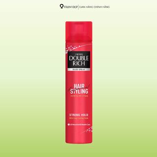 Xịt Tạo Kiểu Tóc Double Rich Hair Spray Strong Hold Giúp Giữ Tóc Cố Định 170ml