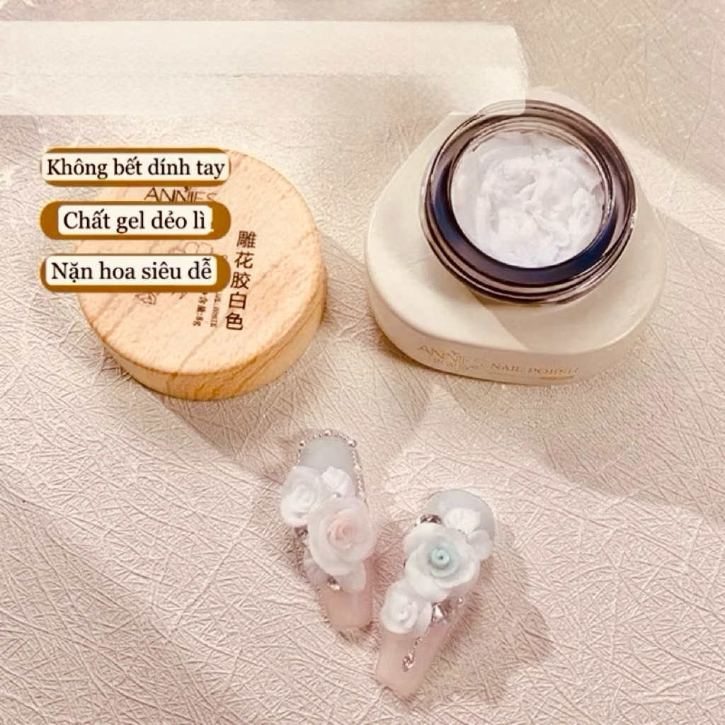 Gel nặn hoa khô ANNIES chính hãng-gel làm charm hoa không bết dính tay 12gr