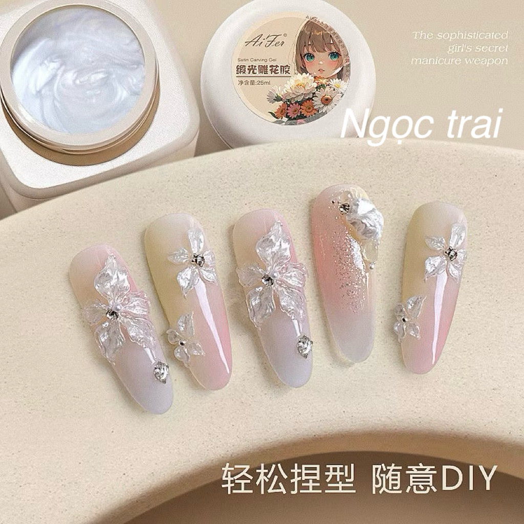 Gel nặn hoa khô ANNIES chính hãng-gel làm charm hoa không bết dính tay 12gr