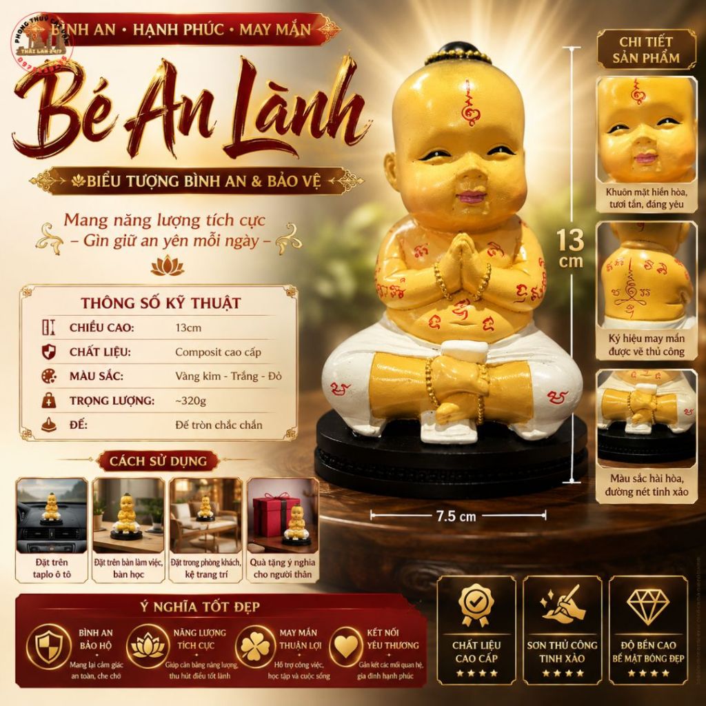 TƯỢNG TRANG TRÍ MINI THÁI LAN – PHỤ KIỆN ĐỂ BÀN LÀM VIỆC ĐÁNG YÊU