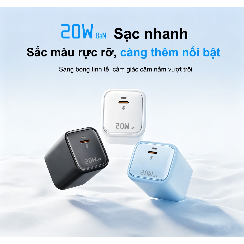 Dosen Bộ Củ Cáp Sạc Nhanh 20W An Toàn Ổn Định- Bảo Vệ Thiết Bị- Không Nóng Máy- Có Chống Nổ | BigBuy360 - bigbuy360.vn