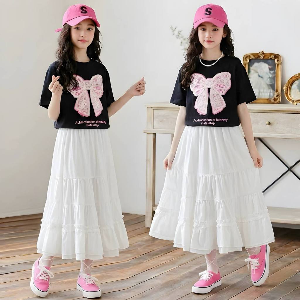Váy maxi thô hàn cho bé gái size đại BEESHOP H26097
