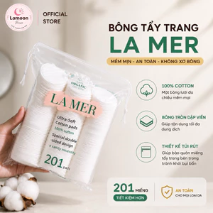 Bông Tẩy Trang La Mer 201 Miếng Cotton Pads Cotton Cao Cấp Loại 1