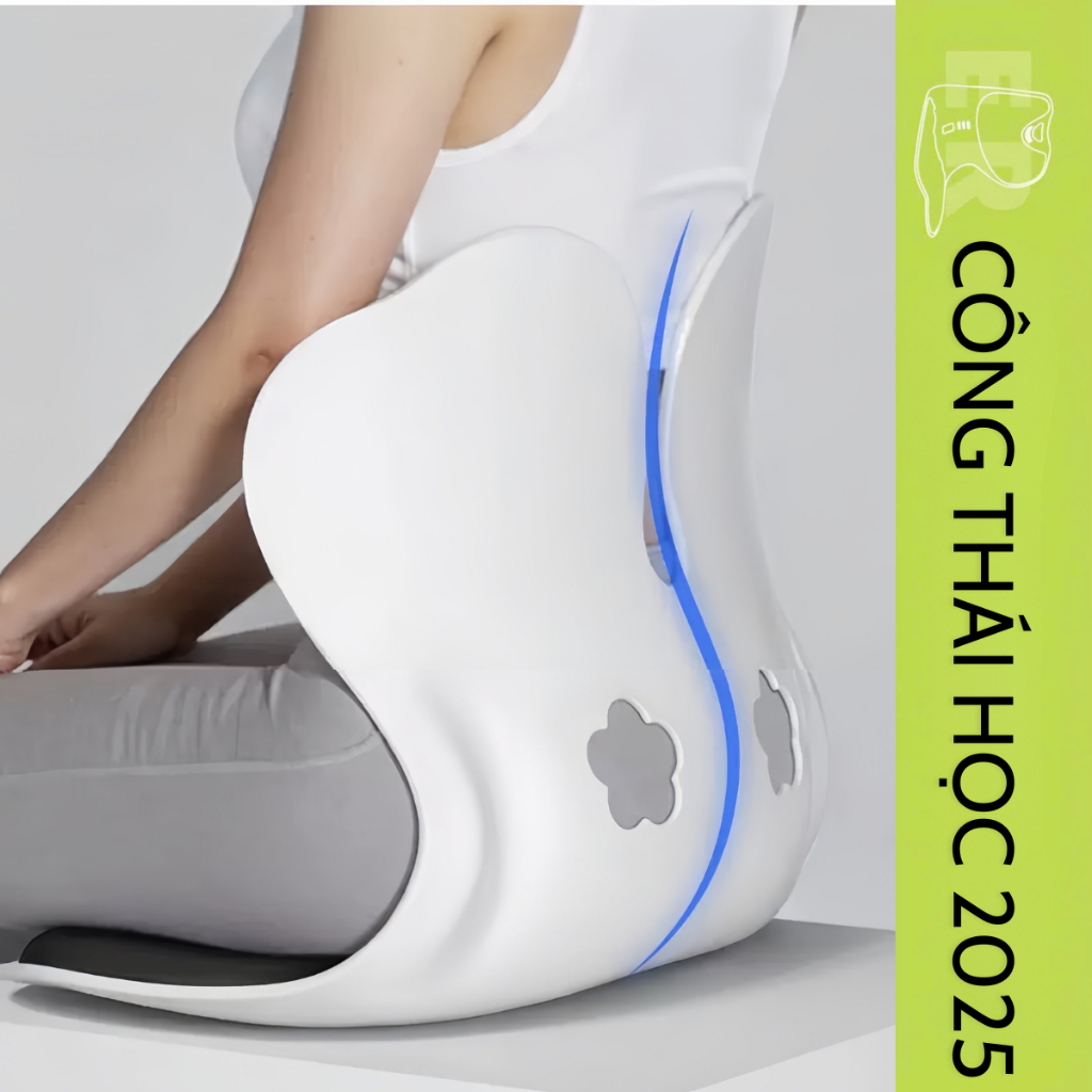 (Bản Đặc Biệt) Ghế Tựa Lưng 99Home Chống Gù Ghế Công Thái Học Ứng Dụng 4 Sáng Chế Giảm Đau Mỏi Lưng