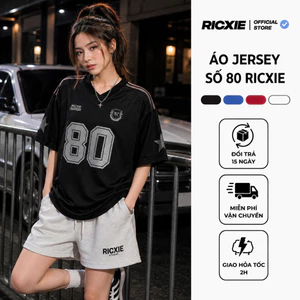 Áo Số 80 Ricxie Oversize Unisex Form Rộng Streetwear