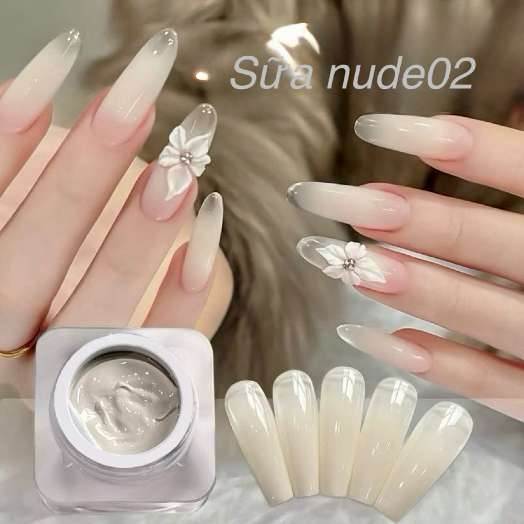 Gel dặm OMbre nail-gel hũ chính hãng dặm ombre siêu mịn