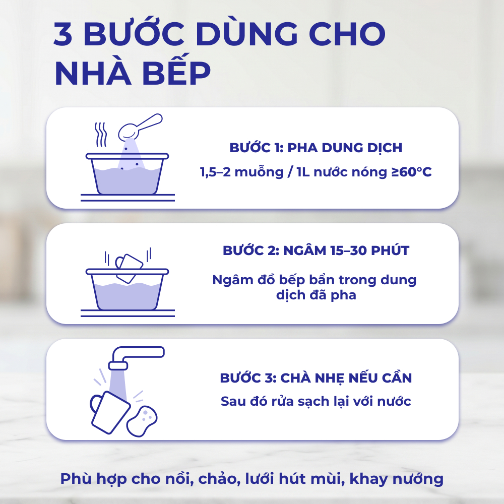 [MUA 1 TẶNG 1] Bột Tẩy Oxy Đa Năng BRANDFREE - Mua Gói 1KG Tặng Gói 500G | Làm Sạch Toilet, Nhà Tắm, Nhà Bếp Hiệu Quả