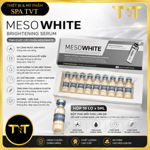 CẤY PHẤN MESOWHITE, BỘ 10 LỌ X 5ML, TRẮNG DA, ĐỀU MÀU DA