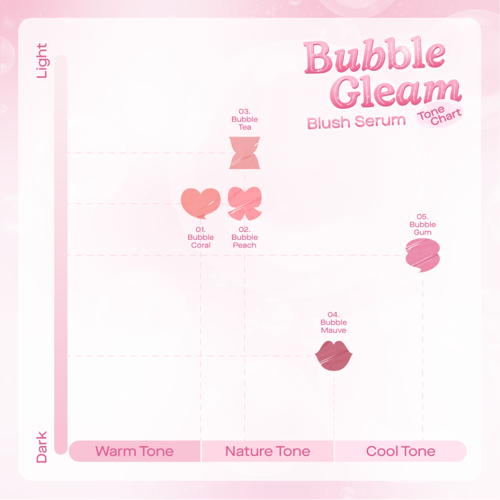 Má hồng kem dạng lỏng GSLAY Bubble Gleam Blush Serum căng bóng bắt sáng, mỏng nhẹ, lâu trôi thuần chay (4.5ml)