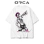 Áo thun Orca in hình Akaza Demon Slayer - Vải Cotton cao cấp - ORCA196