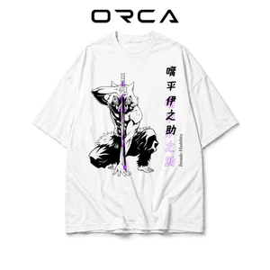 Áo thun Orca in hình Hashibira Inosuke Demon Slayer - Vải Cotton cao cấp - ORCA200