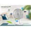Quạt Sạc SUNHOUSE SHD7115 Tiện Dụng Tích Hợp Đèn Ngủ Độ Bền Cao BH 12 Tháng