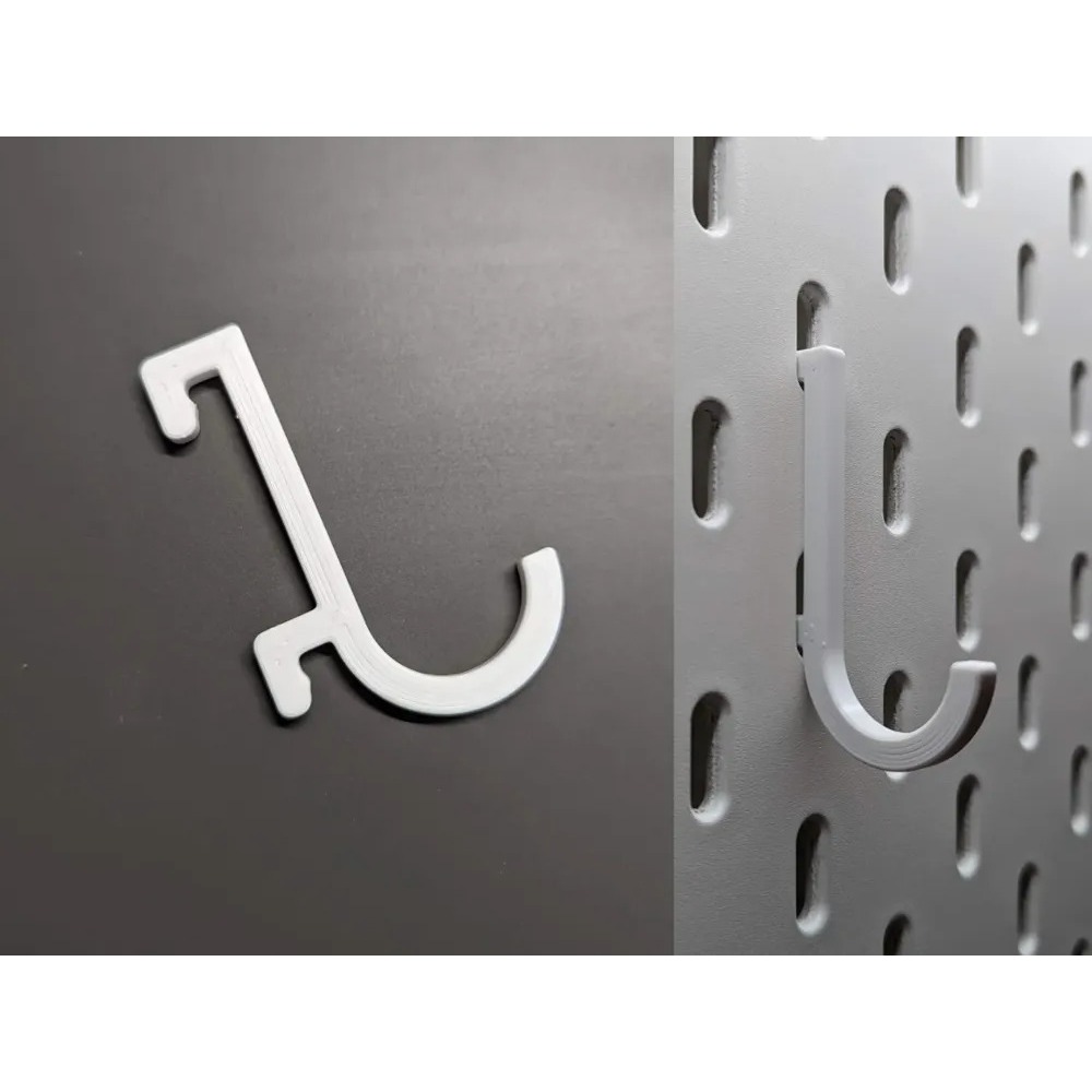 5 móc chữ S cho bảng Pegboard Skadis IKEA | Phụ Kiện Pegboard Đa Năng - Nhiều màu lựa chọn