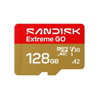 [MẪU MỚI] Thẻ nhớ MicroSDXC SanDisk Extreme GO 128GB V30 U3 A2 đọc 240MB/s ghi 120MB/s hỗ trợ 5K UHD