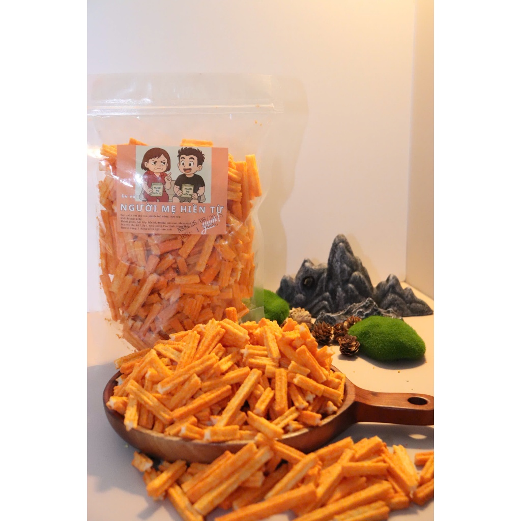 COMBO BÁNH TRÁNG + SNACK (Mỗi bịch 250gr, tổng 500gr ) [ Người Mẹ Hiền Từ ]