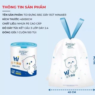 Túi đựng rác phân hủy sinh học, túi nilon đựng rác