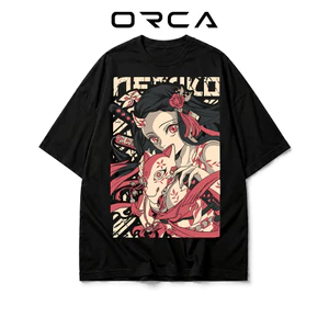 Áo thun Orca in hình Nezuko Kamado Demon Slayer - Vải Cotton cao cấp - ORCA214