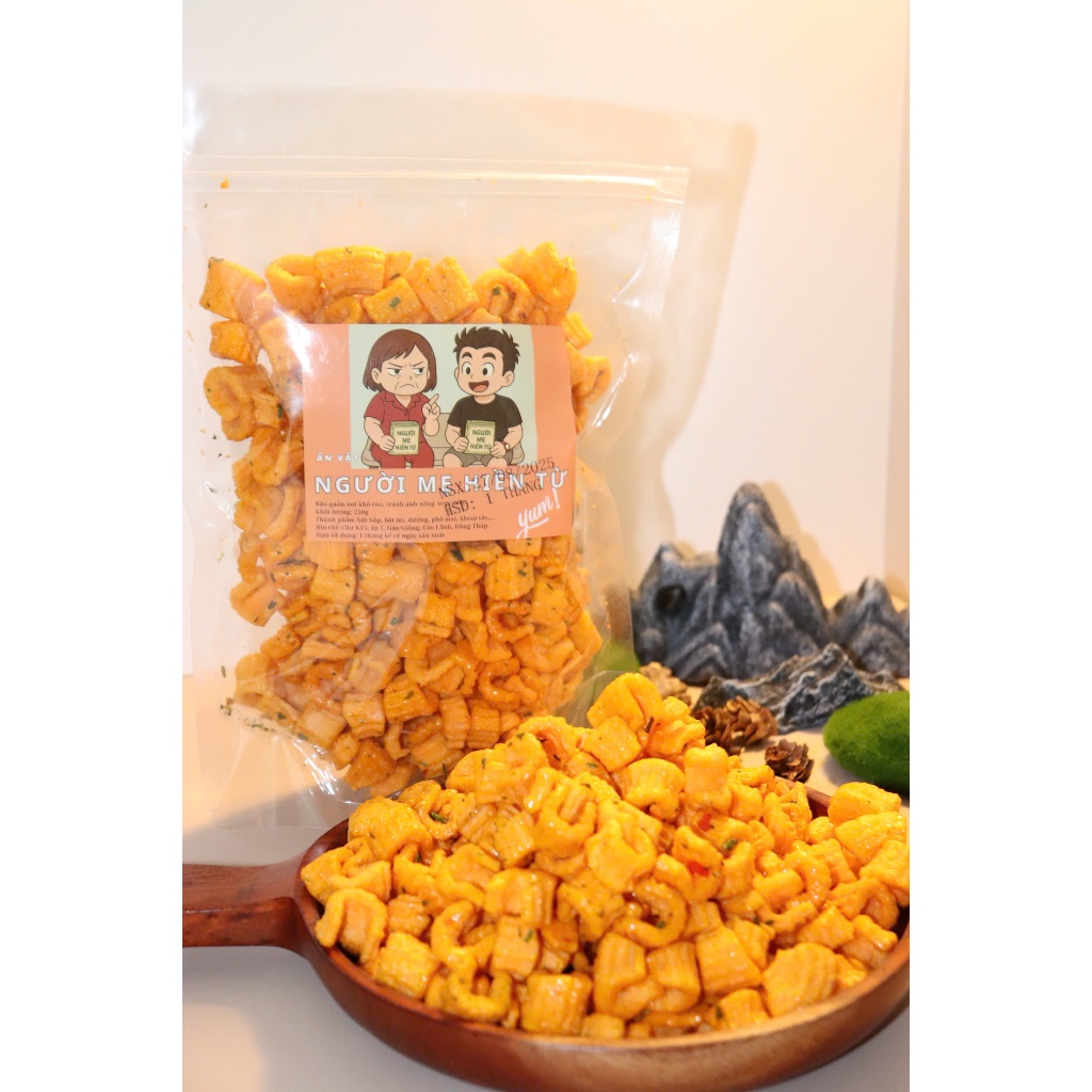 COMBO BÁNH TRÁNG + SNACK (Mỗi bịch 250gr, tổng 500gr ) [ Người Mẹ Hiền Từ ]