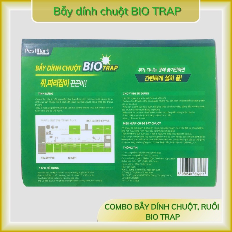 Combo 10 Bẫy Keo Dính Chuột  Siêu Dính Loại Xịn bắt được chuột 7-800gr Tiện Lợi