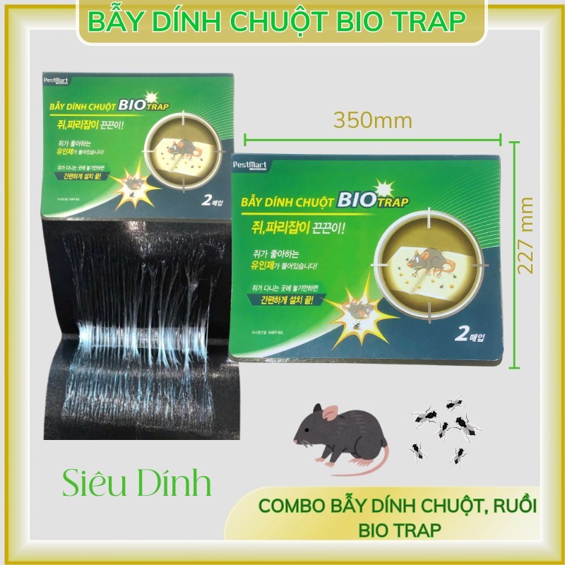 Combo 10 Bẫy Keo Dính Chuột  Siêu Dính Loại Xịn bắt được chuột 7-800gr Tiện Lợi