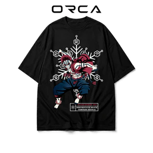 Áo thun Orca in hình Akaza Demon Slayer - Vải Cotton cao cấp - ORCA224