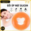Gối Silicon Úp Mặt 800G Cao Cấp, Gối Spa Massage Body, Gối Nằm Sấp Silicon Mềm Êm Độ Bền Cao