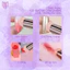 Cọ Silicon Mary Artistry Dặm Tán Ombre, Chà Bột Tráng Gương, In Móng Đa Năng Dễ Vệ Sinh
