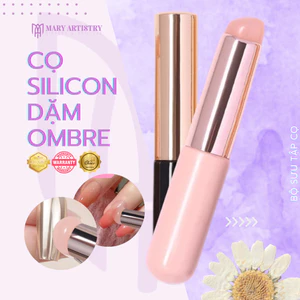 Cọ Silicon Mary Artistry Dặm Tán Ombre, Chà Bột Tráng Gương, In Móng Đa Năng Dễ Vệ Sinh