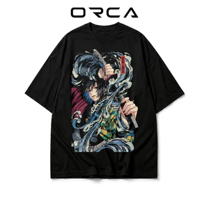 Áo thun Orca in hình Tomioka Giyuu Demon Slayer - Vải Cotton cao cấp - ORCA229