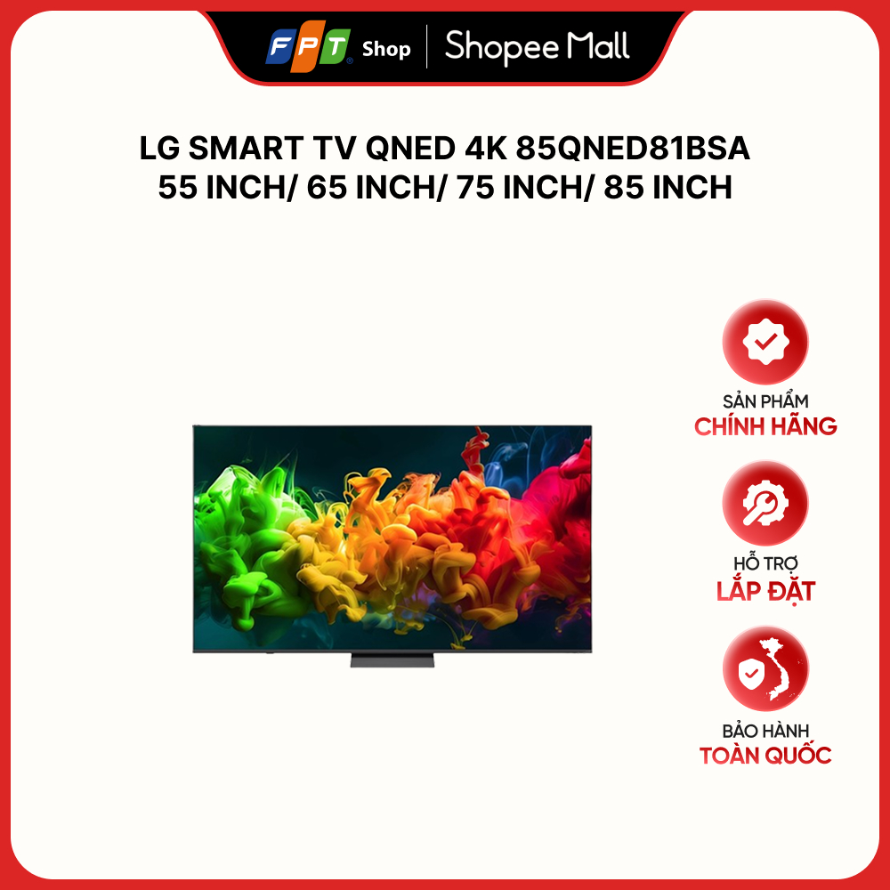 LG Smart TV QNED 4K QNED81BSA 55 inch/ 65 inch/ 75 inch/ 85 inch