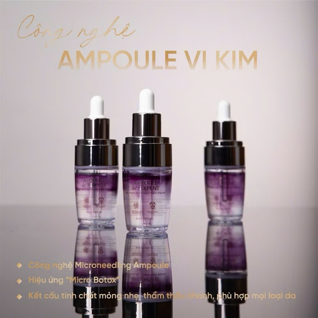 Q01_Serum Vi Kim Nọc Rắn SKANSKIN Spicules Ampoule De Serpent 30ml