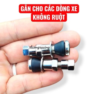 Van Vòi Không Săm Xe Máy Cao Cấp Inox304 – Đế Cao Su Thông Minh Kín Hơi Tuyệt Đối, Chống Xì Hơi, Dùng Cho Mâm Đúc Xe Máy