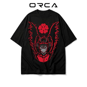 Áo thun Orca in hình Asta Black Clover - Vải Cotton cao cấp - ORCA233