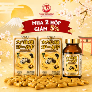 Viên uống Hàu Biển Nano Oyster Gold Nichiei Bussan- Hộp 120 viên