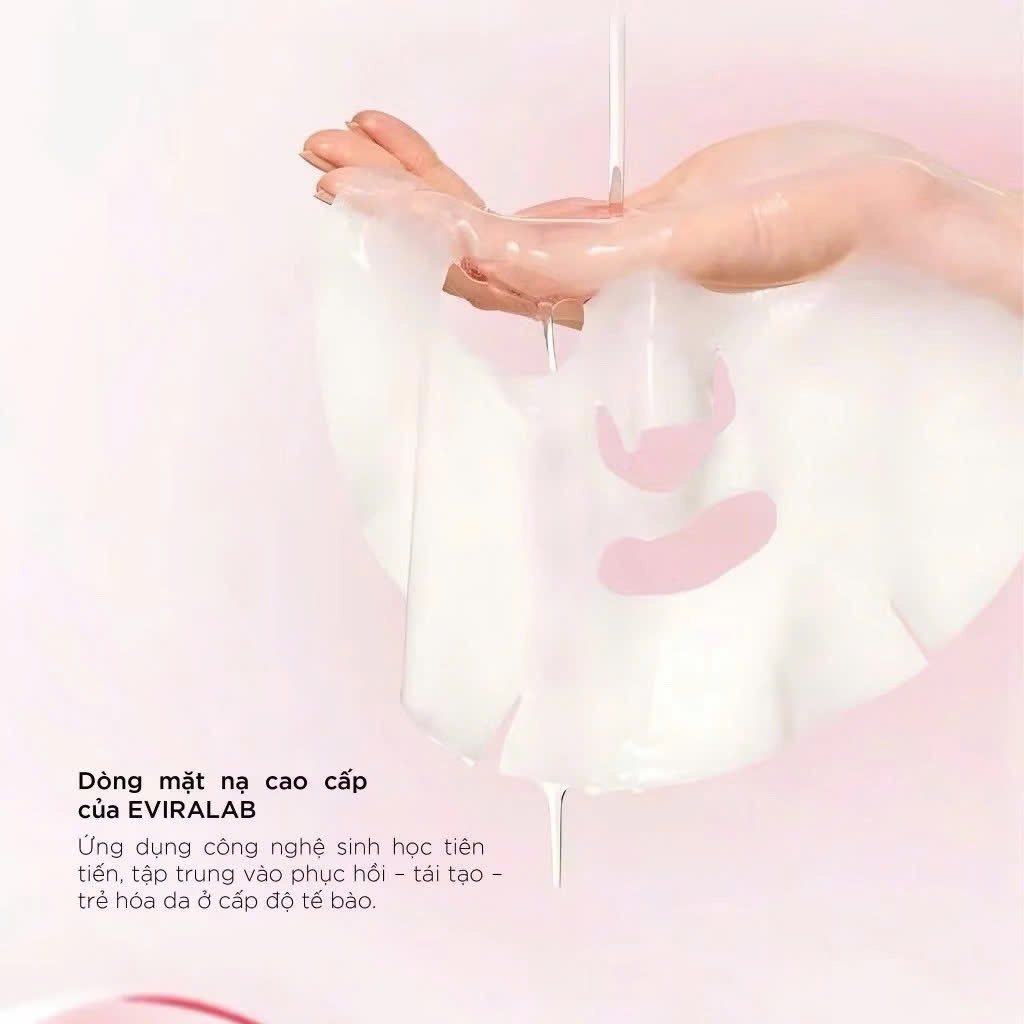 Q31_Mặt nạ tái tạo da eviralab NAD+ Skin Renewal Mask (1 Hộp/10 miếng)