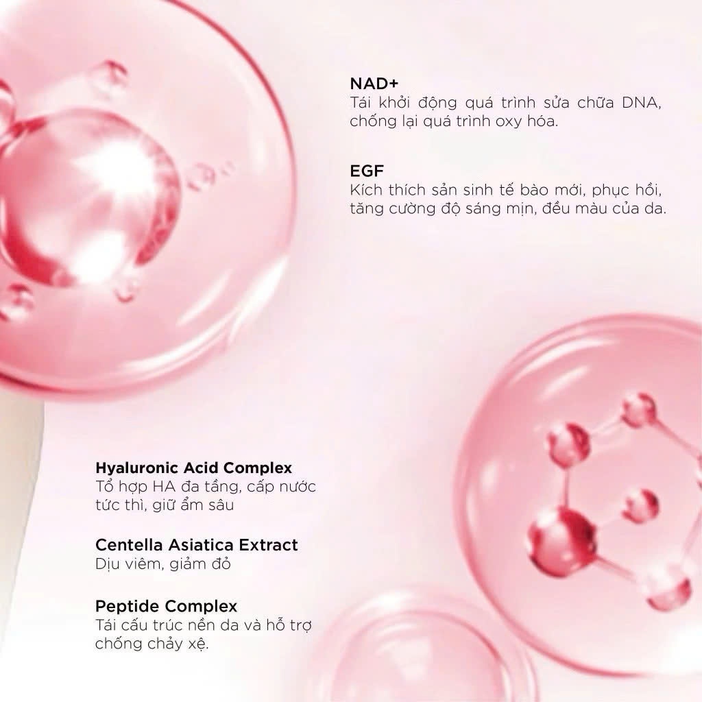 Q31_Mặt nạ tái tạo da eviralab NAD+ Skin Renewal Mask (1 Hộp/10 miếng)